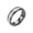 Black, variant on Mens Womens Stainless Steel Brushed Center Band Ring Dainty Minimalist Matte and Shiny Contrast Wedding Band Silver Gold Size 13