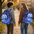 thumbnail image 2 of Yspwyqan Galaxy Blue Axolotl School Backpack for Kids, 17 Inch Lightweight 600D Polyester Backpack for Boys Girls, Multi-Pocket Large Capacity Fits 15.6 Laptop Bags for Elementary Middle School, 2 of 7