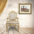 thumbnail image 3 of Jacobs, Billy 24x19 Gold Ornate Wood Framed with Double Matting Museum Art Print Titled - Americana Barn, 3 of 4