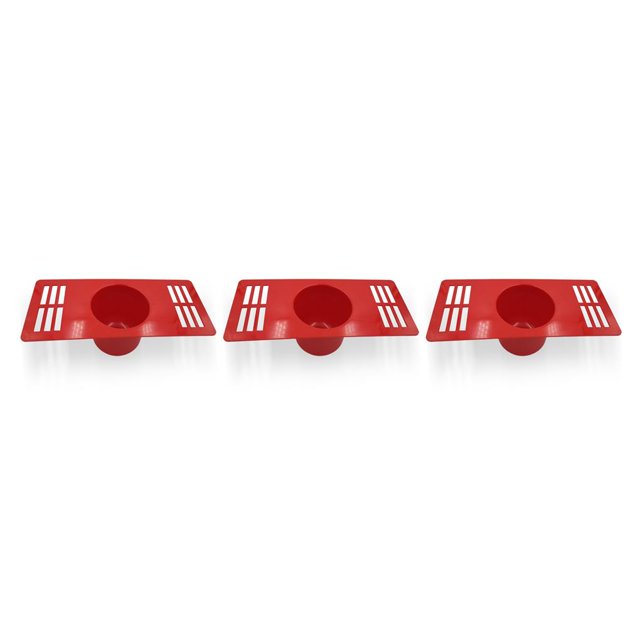 Tholdsy Golf Putting Cup Plastic Practice Hole Reutilizable Golfer Trainer Presenta Golf Skill Training Aid Garden Sports Red rojo 3piezas