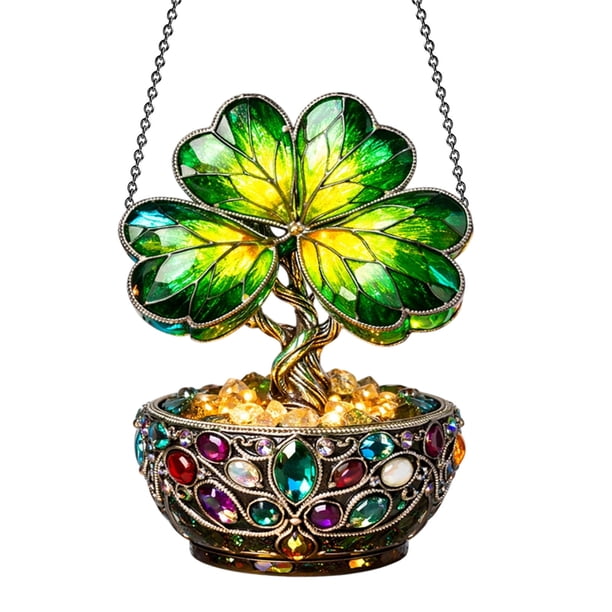Decoraciones para el Día de San Patricio, Accesorios para el Día de San Patricio, Regalos para el Día de San Patricio, Colgante de disco acrílico 2D para el Día de San Patricio, Decoración de ventana,