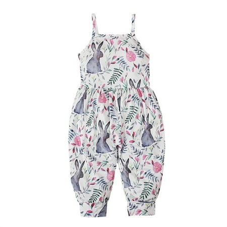 

WUDATI Teen Boy Girl Outfit Halloween Chistmas Toddler Girls Boys Winter Girls Easter Bunny Print Halter Strapless Bodysuit Crawler Hoodie Bottom Jumpsuit Toddler Pant Clothes