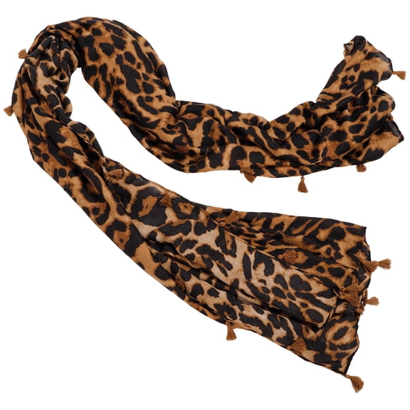 Supvox Women Neck Scarf Cotton Coffee 1Pcs
