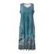 thumbnail image 3 of WILLBEST Vestido Largo Informal De Verano Para Mujer, Estampado, Sin Mangas, Hasta La Rodilla, Para Playa, Cuello Redondo, Con Bolsillos, Para Vacaciones, Viajes Y Uso Diario., 3 of 3