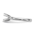 thumbnail image 3 of Solid Platinum 1/2ct. Heavy-Weight Comfort Fit 6-Prong Ring Band with CZ Cubic Zirconia Size 6, 3 of 8