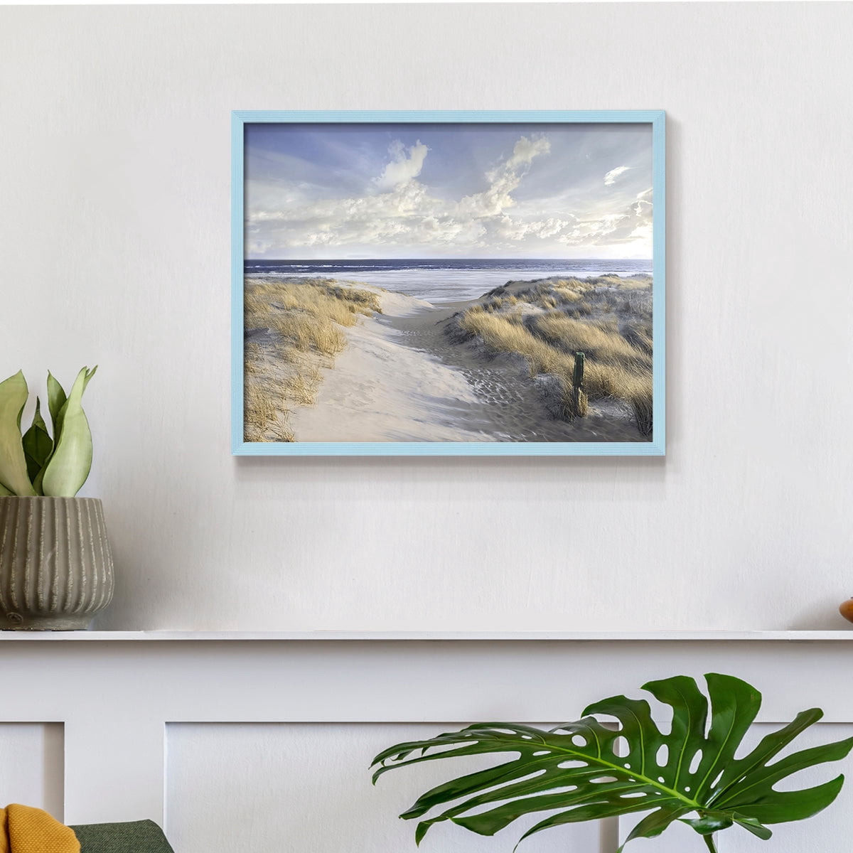 Aisle Marker by Mike Calascibetta - Restickable Framed Giclée Print