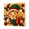 thumbnail image 3 of DIY Christmas Pearl Diamond Painting Art Kit,Cute Mosaic Craft, 3D Pearl Painting Set Raised 3D Sparkling Pearl Art Set to Upgrade Dull Home Wall Decor, 3 of 8