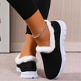 thumbnail image 6 of Wowcloth Women's Fashion Casual Slip-On Flats – Comfortable Knit Upper with Faux Fur Trim & Round Toe Design for Everyday Spring Autumn Wear, 6 of 9