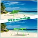 thumbnail image 3 of 1 Juego de tienda de campaña para la playa, refugio para el sol, toldo para la playa, toldo para la playa al aire libre, sombrilla portátil para acampar, toldo con estera de playa, 3 of 7