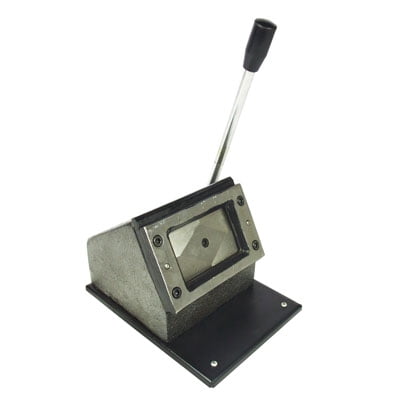 INTBUYING Manual Card Cutting Machine Business PVC Paper Badge Card Die Cutter Cutting Size 3.38x2.12inch
