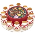 thumbnail image 4 of cake topper pick  CakeDrake Grilling Food Cake Picks BBQ Theme 12ct Assorted Hotdog Hamburger, 4 of 5