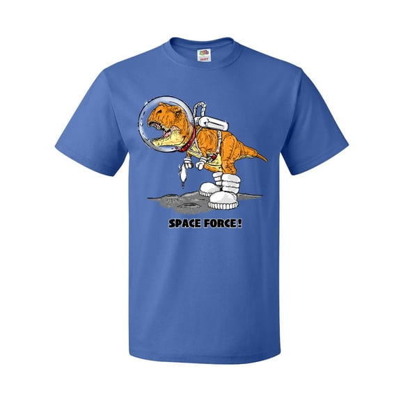 Inktastic Space Force Dinosaur Astronaut T-Shirt