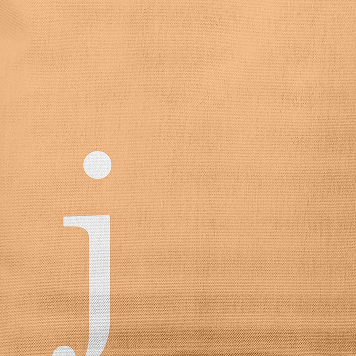 Simply Daisy 20" x 20" Modern Monogram Decorative Throw Pillow, Pale Gold