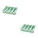 thumbnail image 4 of Naiovety Molde de silicona de 4 rejillas Cubos de hielo Molde de pastel antiadherente Verde 2Conjunto, 4 of 6