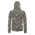 thumbnail image 6 of Qgtaibl Mens Camo Sun Hoodies with Face Mask UPF 50+ Hiking Shirts Hooded Long Sleeve M UV Protection Tops for Fishing Camping Travel (003 Camouflage), 6 of 9