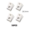 thumbnail image 1 of 50Pcs Coin Album Lightweight Smooth Small Size Stamp Design Retro Style Holders Multi Kinds Retro Style Collection Organizer Hard Souvenir White 5, 1 of 7