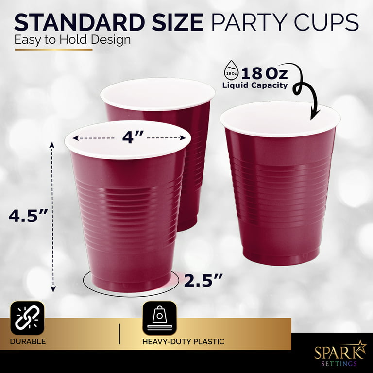Party Cups,red Cup, Party Cup,, Cups,red Party Cup, Disposable  Cup,disposable Hard Cup,red Solo Cup,american Solo Cup, Solo Red Cup, Beer Cups  Party Cups Sturdy Plastic Cups For All Events.multi-colors - Temu