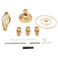 thumbnail image 5 of 6 Pcs Crystal Flower Stand Wedding Road Lead Tall Flower Holders Centerpiece Crystal Metal Flower Vase for Reception Tables Wedding Supplies Gold, 5 of 13