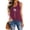 Clear, variant on Camisoles For Women Floral Print Sleeveless Racerback Scoop Neck Top Womens Tank Top Brick Red L