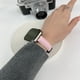 thumbnail image 4 of Adecuado para applewatch9 correa de reloj de manzana iwatch78se correa de hebilla plegable magnética de cuero guijarro, 4 of 5