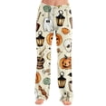 thumbnail image 2 of Halloween Pajamas Women Stretch Lounge Pants Comfy Pjs Sleep Bottoms Soft Pajama Pants Cute Trousers Loose Pants, 2 of 5
