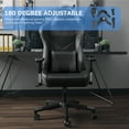 thumbnail image 2 of Minkissy 1 Set Chair Multi Angle Accessories Black Plastic for Office Use, 2 of 6