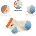 thumbnail image 3 of Calcetines transpirables de malla de estilo fino de verano Nuevos calcetines de tubo mediano para bebé Calcetines para bebé Calcetines para recién nacidos - estilo naranja naranja, S, 3 of 5