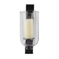 thumbnail image 6 of DecMode Black Aluminum Wall Sconce, 6 of 8
