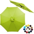 thumbnail image 1 of 6.6ft/7.5ft/9ft/10ft Replacement Umbrella Cover, 6 Ribs 8 Ribs Outdoor Market Table Patio Umbrella Canopy Cover Replacement UV Protective Cloth(Grass Green,10FT(6-Ribs)), 1 of 8