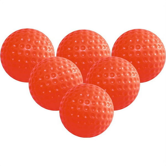 6 pelotas elásticas de entrenamiento para interior (rojas)
