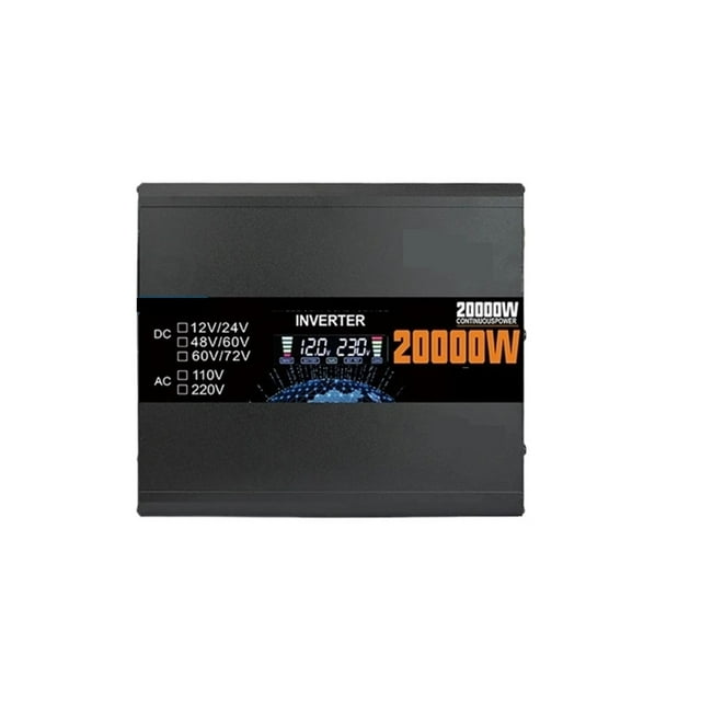20000W Inverter Solar Current Type, DC to AC 110/220 ,12V Inverter for 110 Home Camping ,Multiple Protections