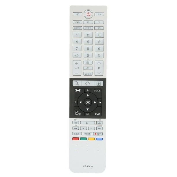 Mando a distancia de repuesto compatible con Toshiba CT 90430 CT 90429 CT 90427 CT 90428 CT 90444 4K y otros televisores UHD