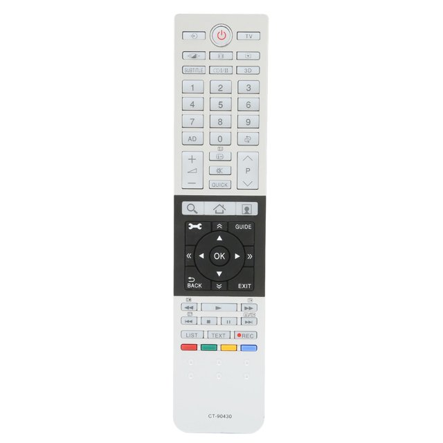 Mando a distancia de repuesto compatible con Toshiba CT 90430 CT 90429 CT 90427 CT 90428 CT 90444 4K y otros televisores UHD