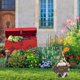 thumbnail image 5 of De Jardín, Adornos Enanos De Resina Solar, Gnomos Creativos, Luces De Jardín Al Aire Libre, Decoración De Césped Portátil seitruly HA042804-02, 5 of 6