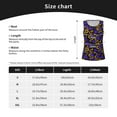 thumbnail image 4 of Uemuo Golden Snake And Purple Rose Pattern Workout Tank Tops for Women Breathable Moisture-wicking tank top Sleeveless Running Loose Fit Yoga Tops Active Shirts Sports Gym Exercise, 4 of 9