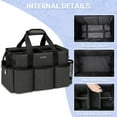 thumbnail image 4 of Ytonet Wearable Cleaning Caddy Bag, Sturdy Large Supplies Organizer, Caddy Organizer with Strap, Black, 4 of 6