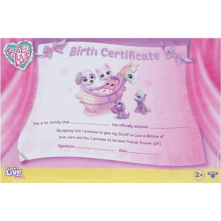 Little Live Pets Scruff-a-Luvs Pastel Pets Mom & Baby