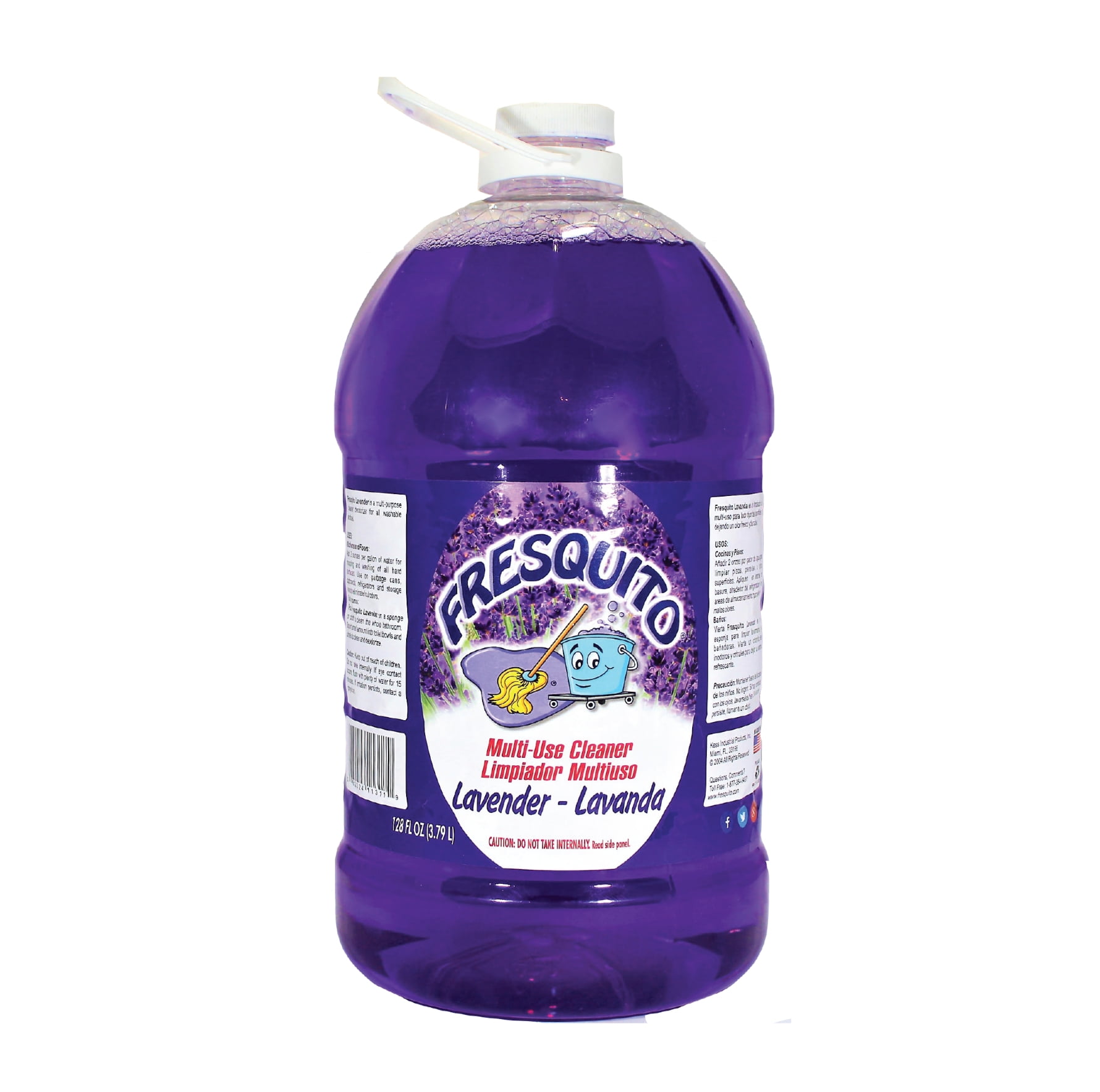 (4 pack) Fresquito Lavender Scented Multi-Use Cleaner, 128 Ounce