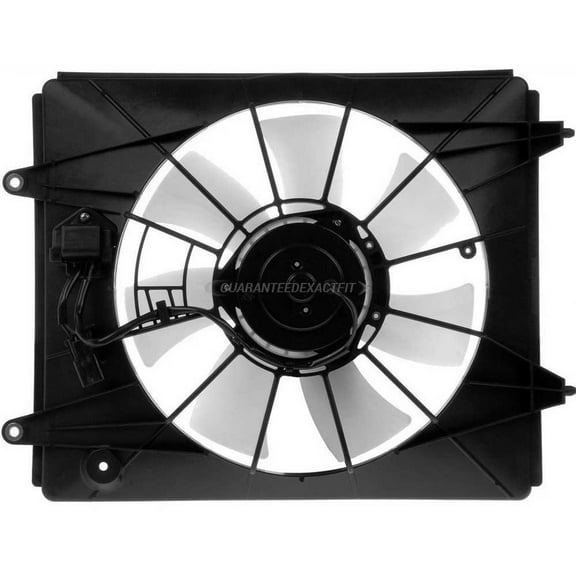 For Honda CR-V 2010 2011 2012 2013 2014 Condenser Side Cooling Fan Assembly - BuyAutoParts