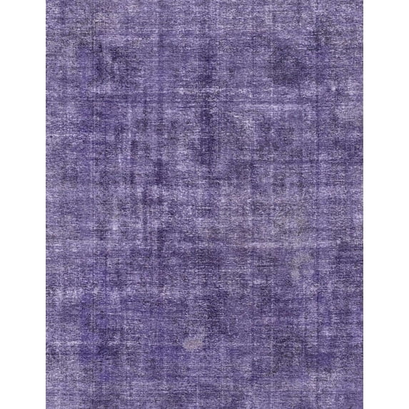 Ahgly Company Machine Washable Indoor Rectangle Abstract Medium Purple Area Rugs, 2' x 3'