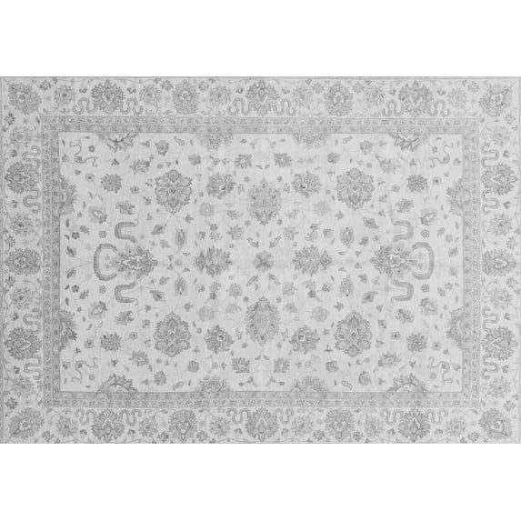 Ahgly Company Indoor Rectangle Oriental Gray Traditional Area Rugs, 2' x 4'