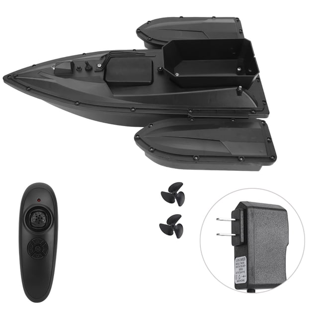 Barco de cebo de pesca con Control remoto inteligente, plástico ABS, resistente al agua, 500M, remo automático, almacén individual, enchufe de anidación de EE. UU. YUNYI BRAND Deportes