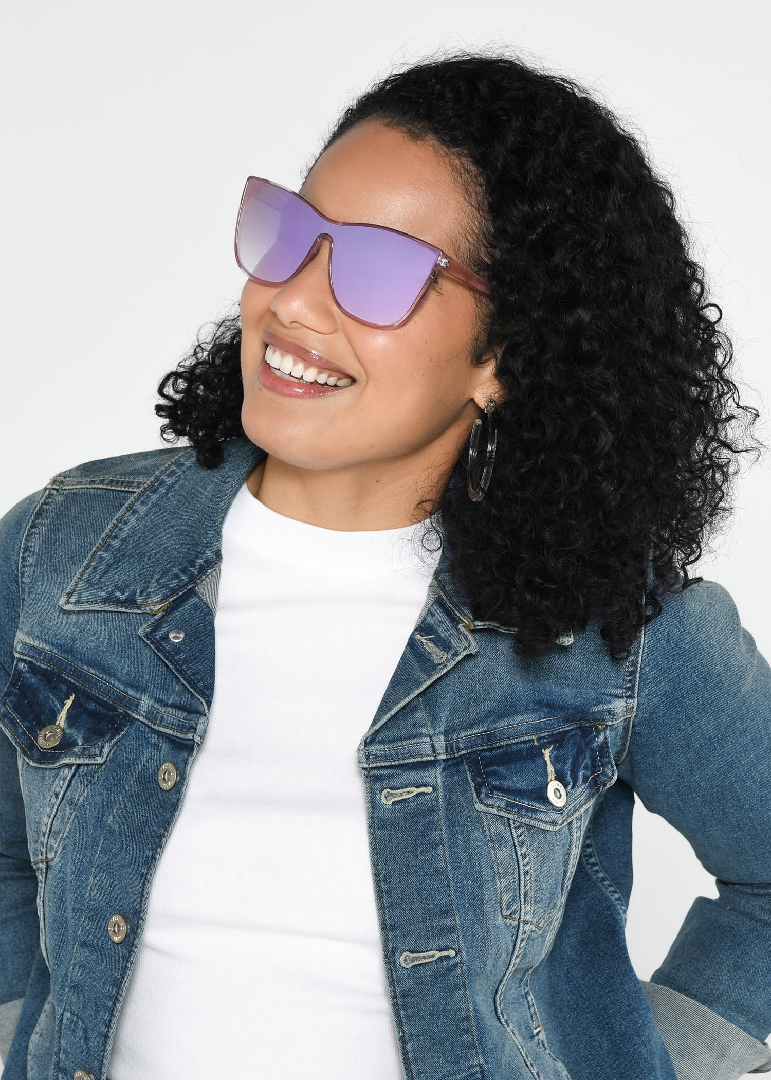 Gant Women\'s Designer UV Protection Sunglasses Purple GA8056 5678B NWT $115 Amazon.com: Przene Retro Rectangle Sunglasses Vintage Small  main image 3