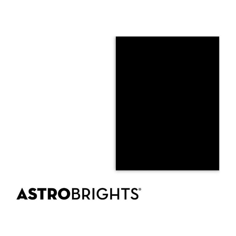 Astrobrights Colored Paper 24lb 8-1/2 x 11 Eclipse Black 500 Sheets/Ream  22321