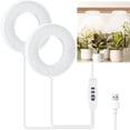 thumbnail image 3 of Billuyoard Lámpara LED ABS para plantas, luz de cultivo | Luces de cultivo de espectro completo para plantas Luz vegetal para plantas de interior Jardín y Patio do Luz blanca cálida, 3 of 6