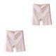 thumbnail image 1 of Qarigey Pantalones de seguridad 2 en 1 de cintura alta, bragas transpirables de realce, ropa interior para el abdomen, pantalones cortos, talla rosa violeta XXL (140-160 kg) 2piezas, 1 of 6