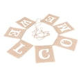thumbnail image 2 of Shisuyan Burlap Bunting Banners Garland Decorations Multi Colored 1 Set 4.72 x 0.08 x 5.9 In, 2 of 8