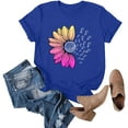 thumbnail image 5 of Lightweight Summer Tops for Women Casual Beach Daily Cute Short Sleeve, 5 of 6