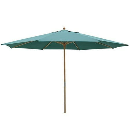 13 Foot Green Market Patio Umbrella Outdoor Furniture