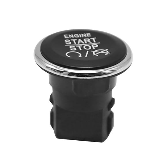 Anxingo Push to Engine Start Stop Button Switch Replacement for Chrysler 300,Dodge Challenger,Dodge Grand Caravan,Jeep Grand Cherokee,Jeep Commander, Replace 33370101 1FU931X9AC